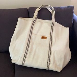 Giant Chloe tote bag, ivory color